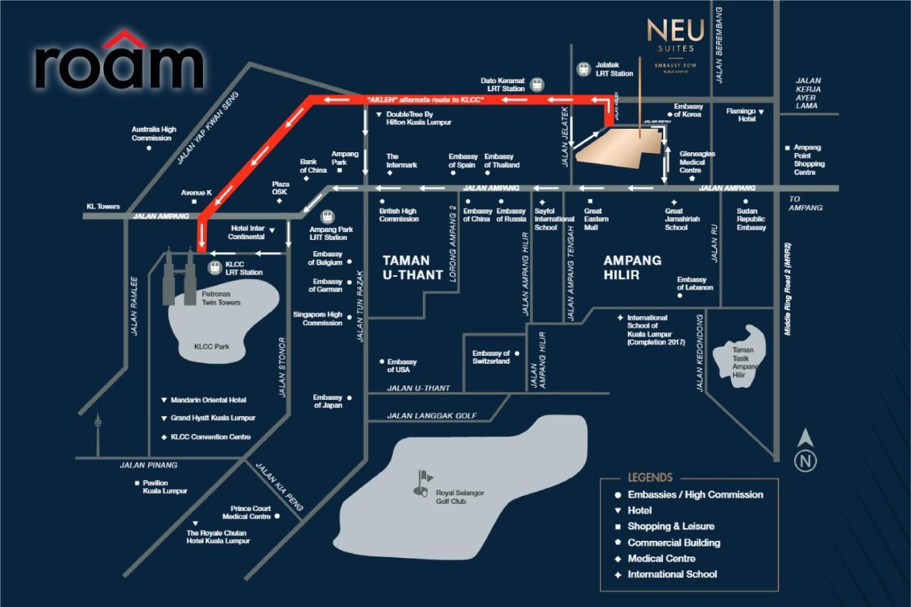 Neu Suites Residence, Embassy Row Kuala Lumpur Dış mekan fotoğraf